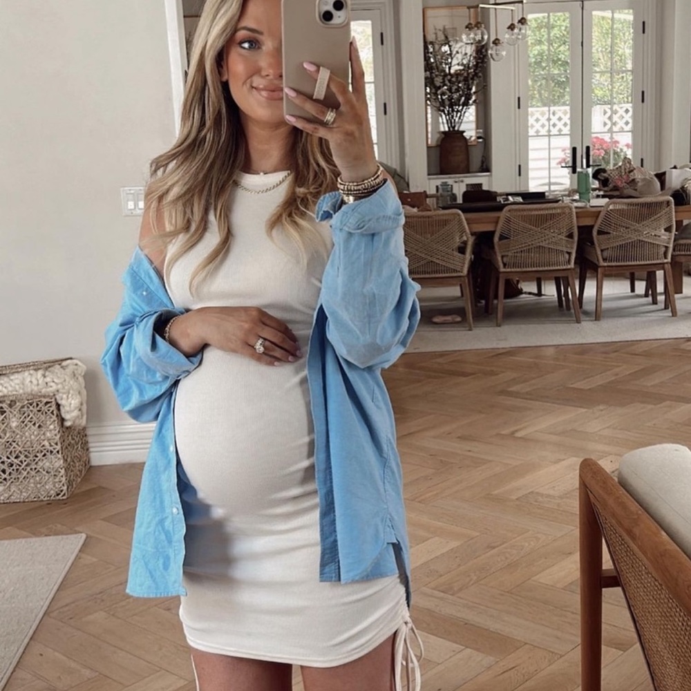 Amazon Ruched Dress in Black